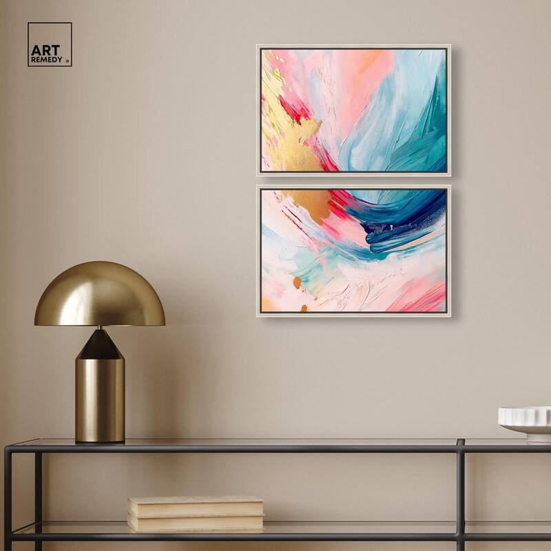 Burst of Energy Canvas Set of 2 by Art Remedy