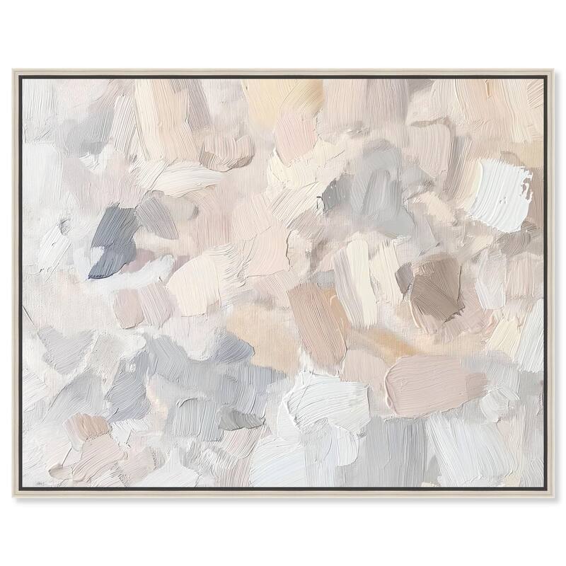 Soft Colors Fade I Canvas by Art Remedy - Silver - 24" x 20"