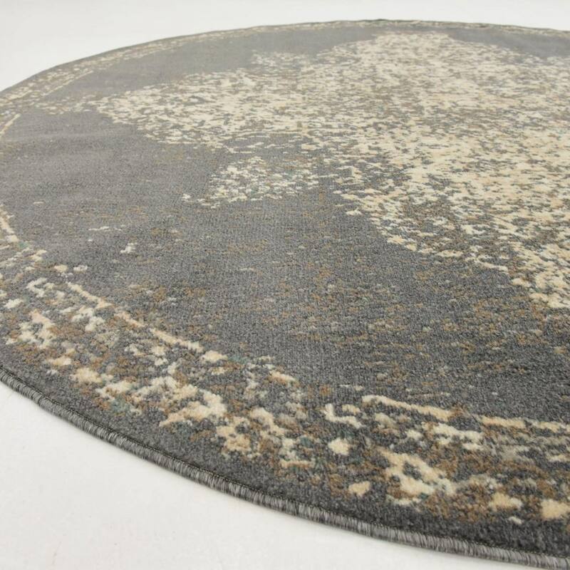 Contemporary Daisy Collection Area Rug