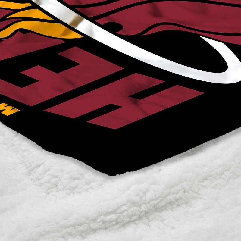 NBA High Block Silk Touch Sherpa Throw Blanket