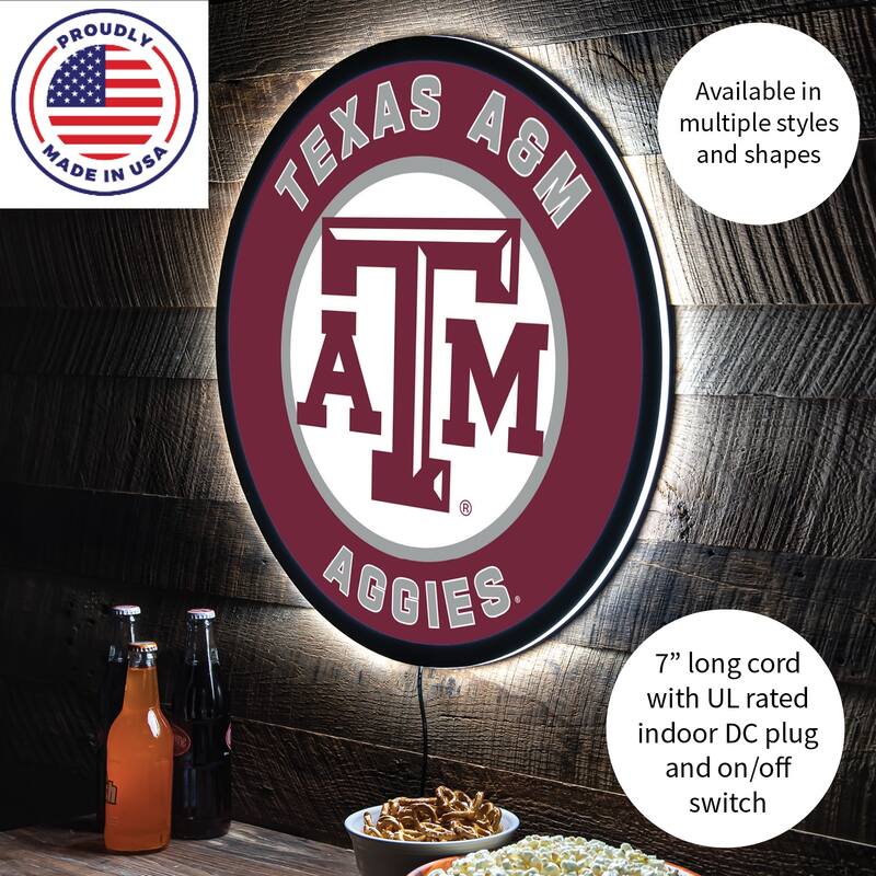 Texas A&M LED Lighted Sign