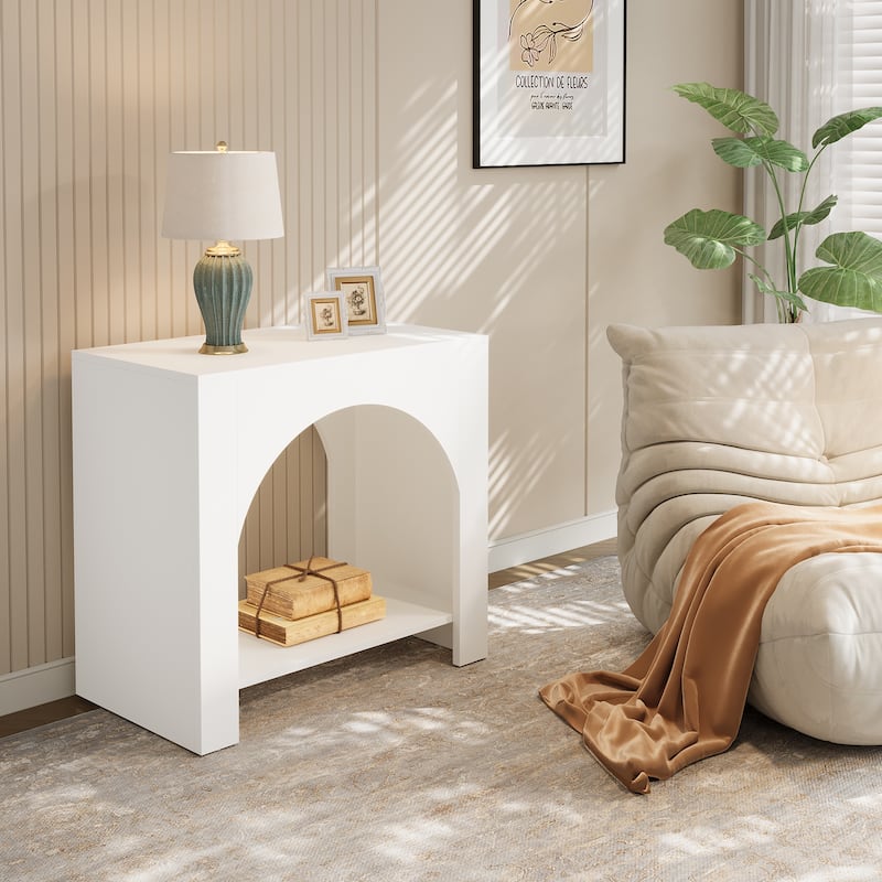 Farmhouse Night Stand Bedside Table for Bedroom Home Living Room