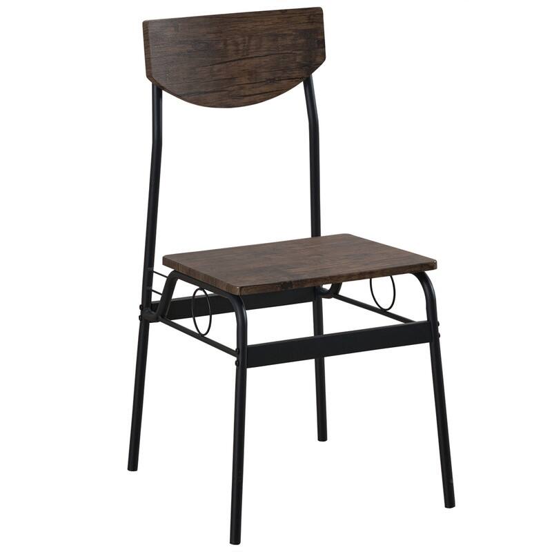 Steel Frame 6-Piece Modern Dining Set for Kitchen