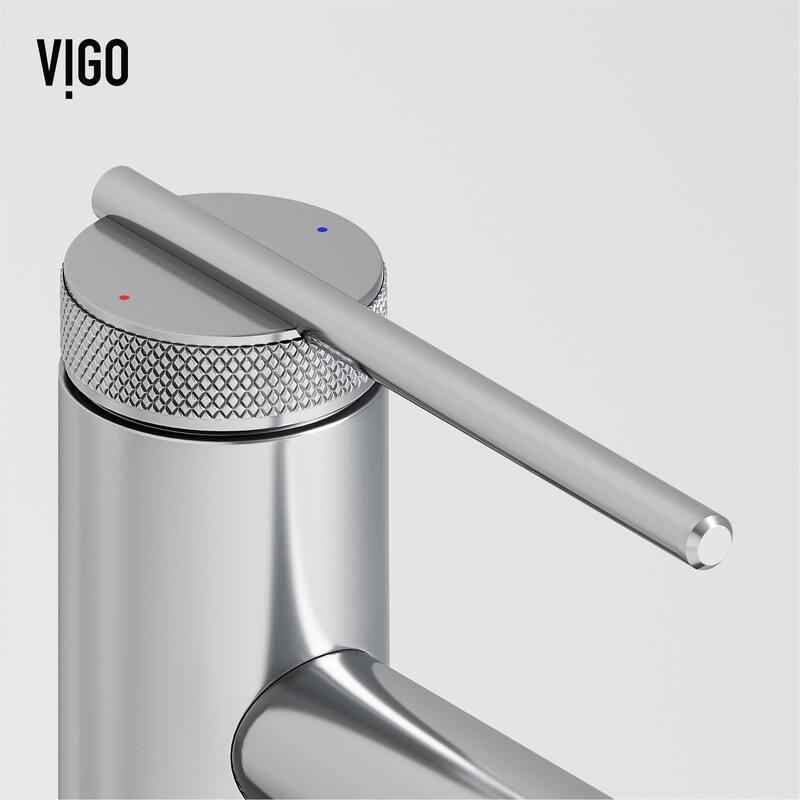 VIGO Alhambra 15"L x 15"W Concrete Vessel Sink and Sterling 11"H Faucet Set