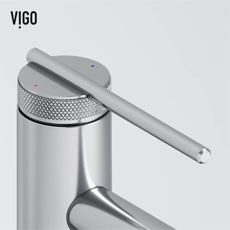 VIGO Sterling 11" H Single Handle Single Hole Bathroom Vessel Faucet