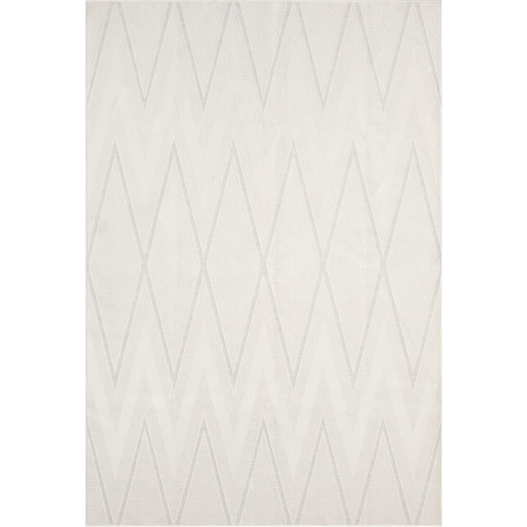 Abani Rugs Regal REG510A Beige Cream Grey Geometric Triangle Area Rug