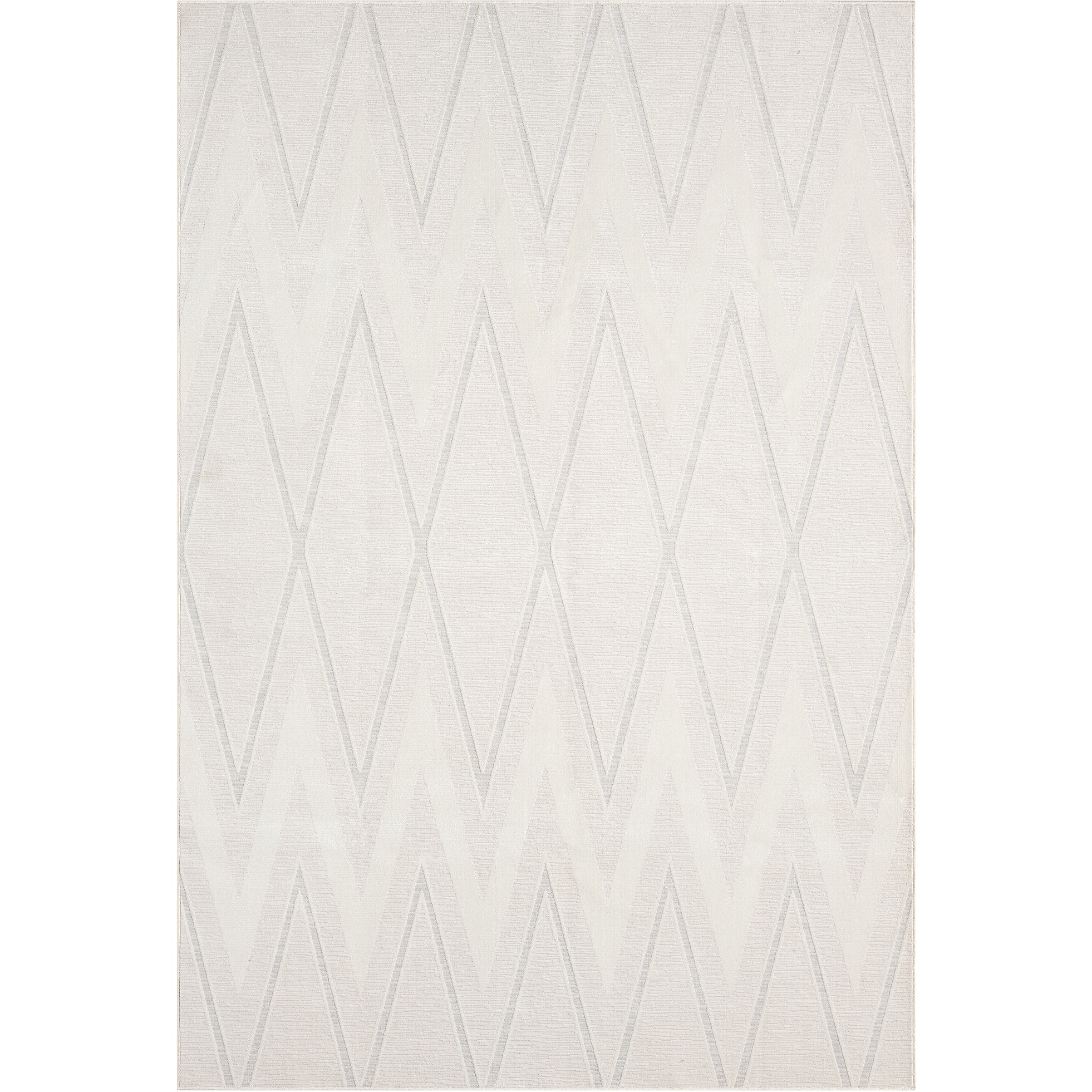 Abani Rugs Regal REG510A Beige Cream Grey Geometric Triangle Area Rug