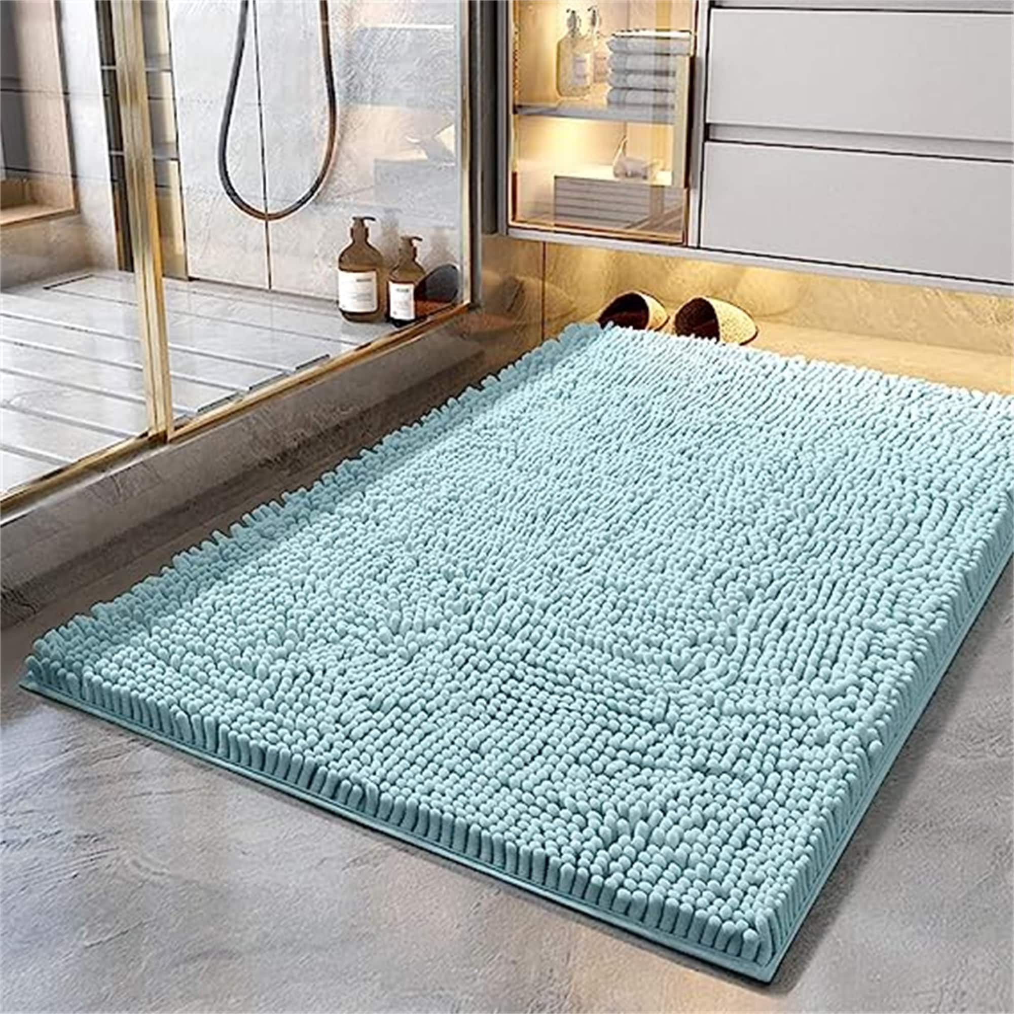 Clara Clark Chenille Extra Soft and Absorbent Bath Mat - Non Slip Fast  Drying Bath Rug Set - On Sale - Bed Bath & Beyond - 33237944