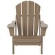 preview thumbnail 126 of 129, POLYTRENDS Laguna All Weather Poly Outdoor Adirondack Chair - Foldable (Set of 2)