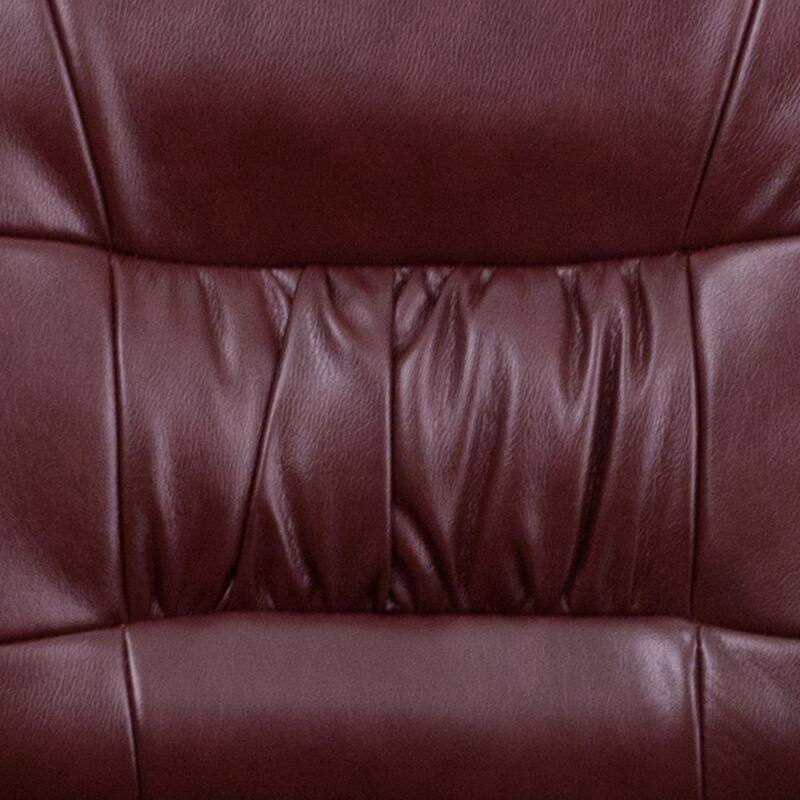 Upholstered Tufted Executive Reception Chair with Padded Arms - 23.25"W x 26"D x 36"H
