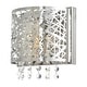 preview thumbnail 2 of 6, Eternity 1 Light Bathroom Sconce With Chrome Finish - Stainless Steel