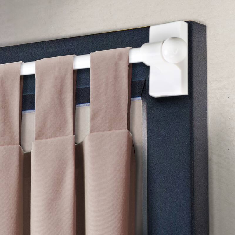 InStyleDesign 7/16 inch dia. Magnetic Rod 48-84 inch long (Set of 2)