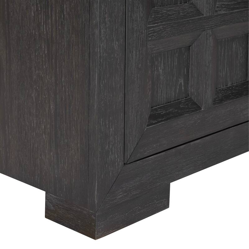 Furniture of America Durem Modern Classic 72-inch Solid Wood TV Stand