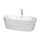 Option White / Brushed Nickel Trim