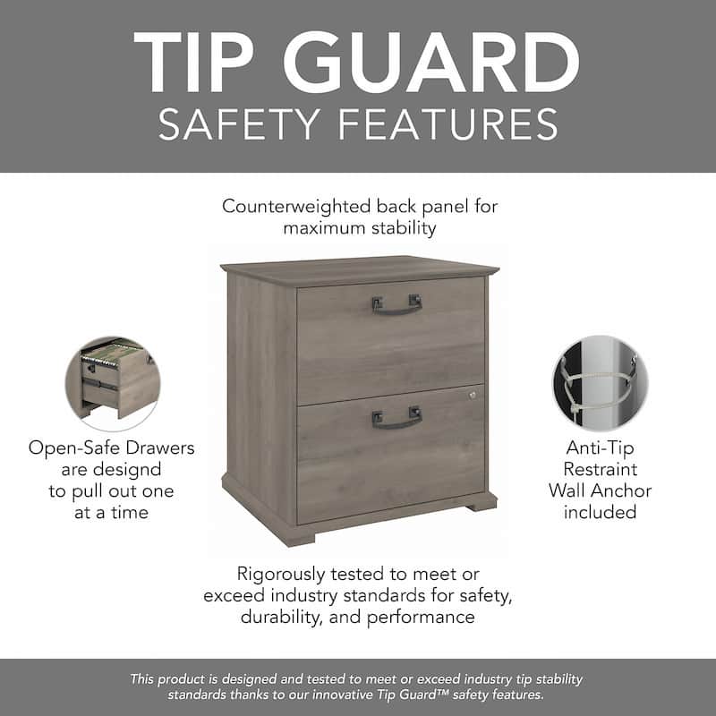 Homestead Farmhouse Lateral File Cabinet by Bush Furniture