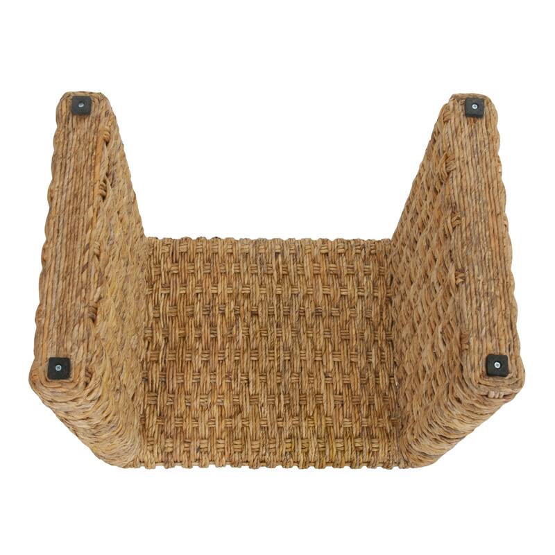 NPD Furniture Vaine Bohemian Woven Abaca Coffee Table or End Table