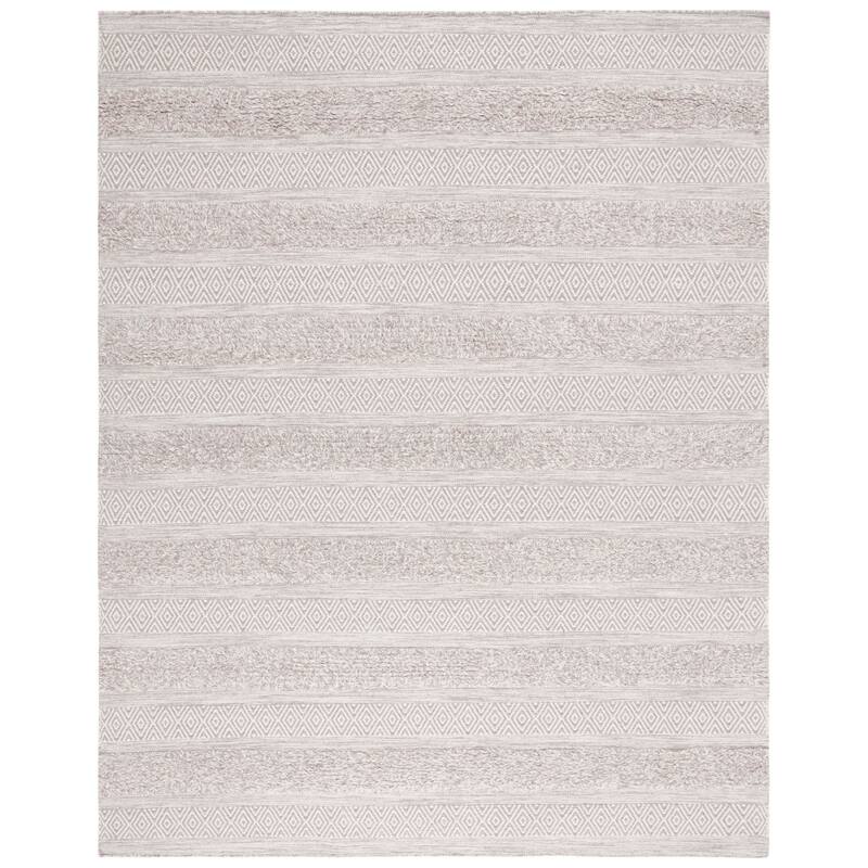 SAFAVIEH Handmade Vermont Adriane Rustic Boho Stripe Wool Rug