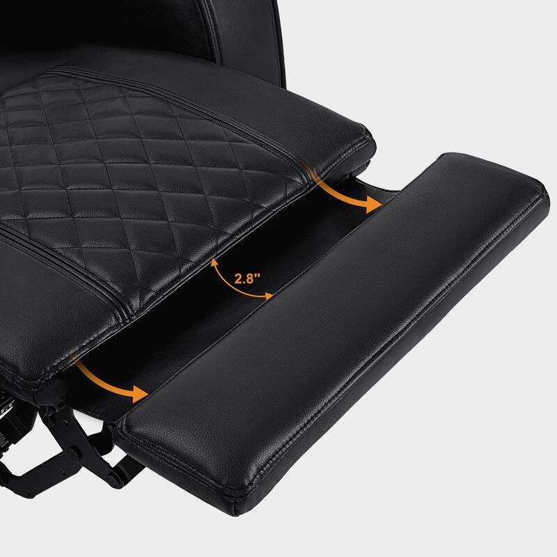 MCombo Power Recliner Chair, Electric Reclining Sofa with Adjustable Headrest and USB & Type Port, Faux Leather HTS432