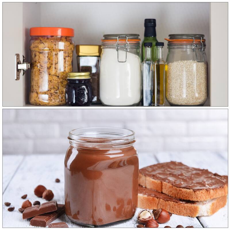 Mason Jar Lids, 18pcs - Storage Lids, 10 Regular Mouth 8 Wide Mouth