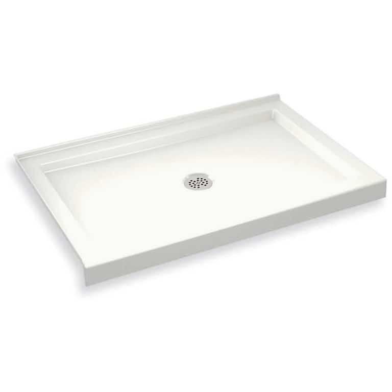 Maax B3Round 47-7/8" x 31-7/8" Rectangular Shower Base with Double