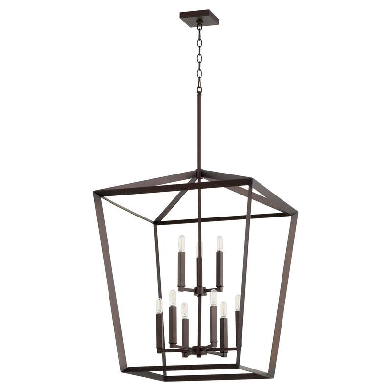 Quorum International Manor 9 Light 25" Wide Chandelier