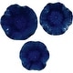 preview thumbnail 1 of 6, Uttermost Abella Blue Ceramic Wall Decor (Set of 3)