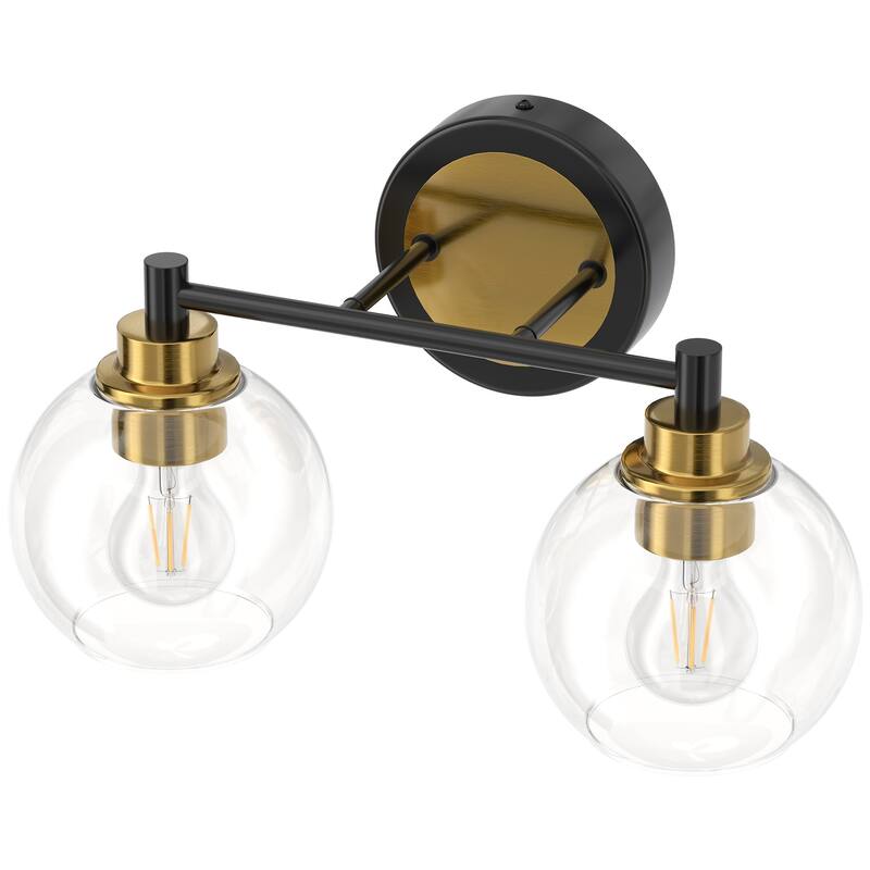 Dimmable Bathroom Vanity Light Globe Glass Shades