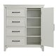preview thumbnail 3 of 6, Soho Baby Ellison Chifferobe Rustic White