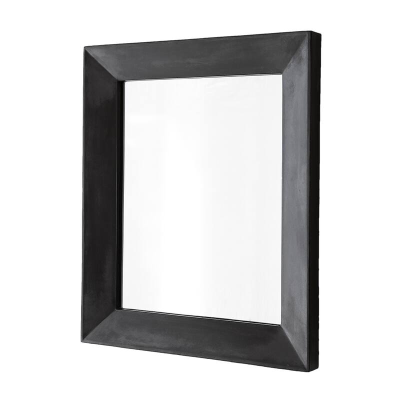 Portola Rectangle Concrete Mirror - 22" x 26" x 1.75" - slate