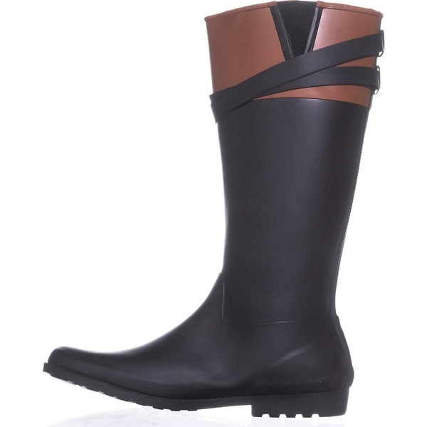 tommy hilfiger two toned boots