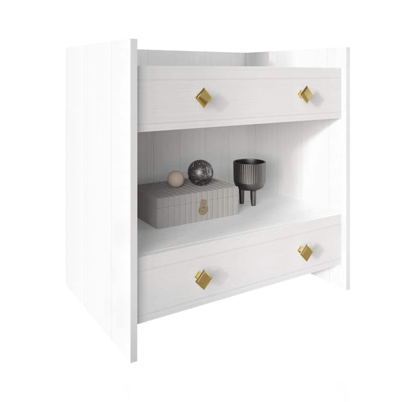 CraftPorch Mid-Century Modern Wall Panel Bedroom Set