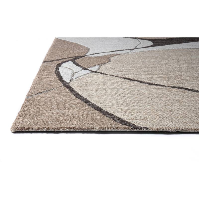 Bashian Rand Ivory & Mocha Transitional Area Rug