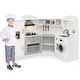 preview thumbnail 4 of 16, Multi-Functional Kids Play Kitchen with Storage and Washing Machine Ideal for Boys or Girls - 16.5" x 11.5" x 37"(W x D x H)