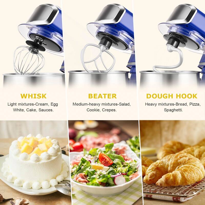 Stand Mixer,3.2Qt Mini Electric Food Mixer,6 Speeds Portable