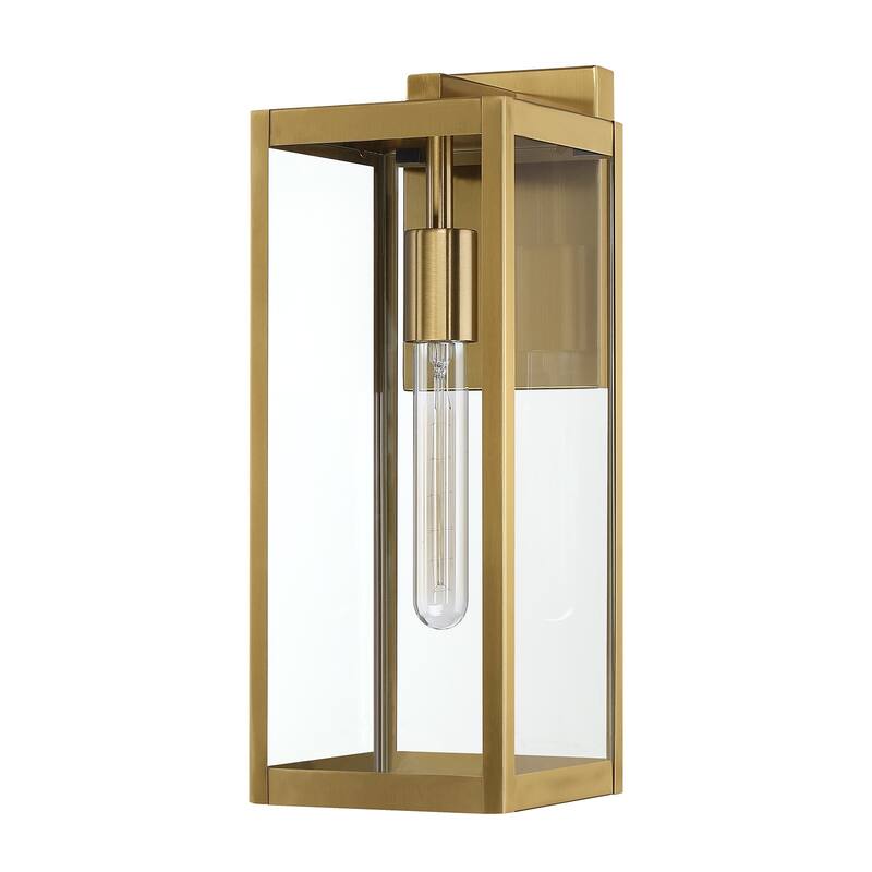 Freemont Outdoor Stainless Steel Wall Sconce Light - 16"H x 6"W x 7"E