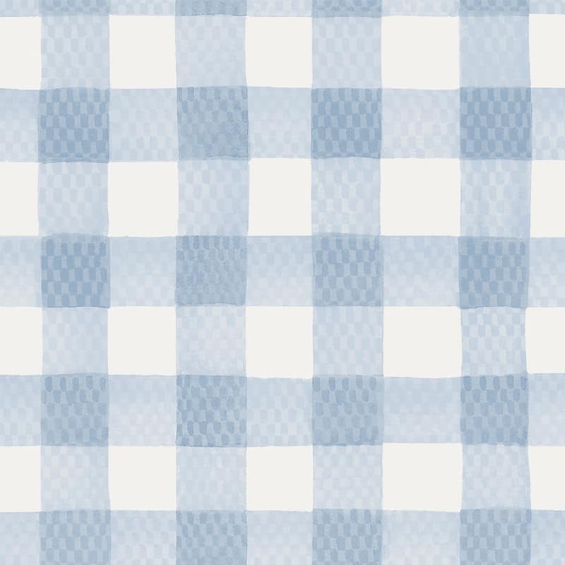 Cath Kidston Painted Gingham Blue