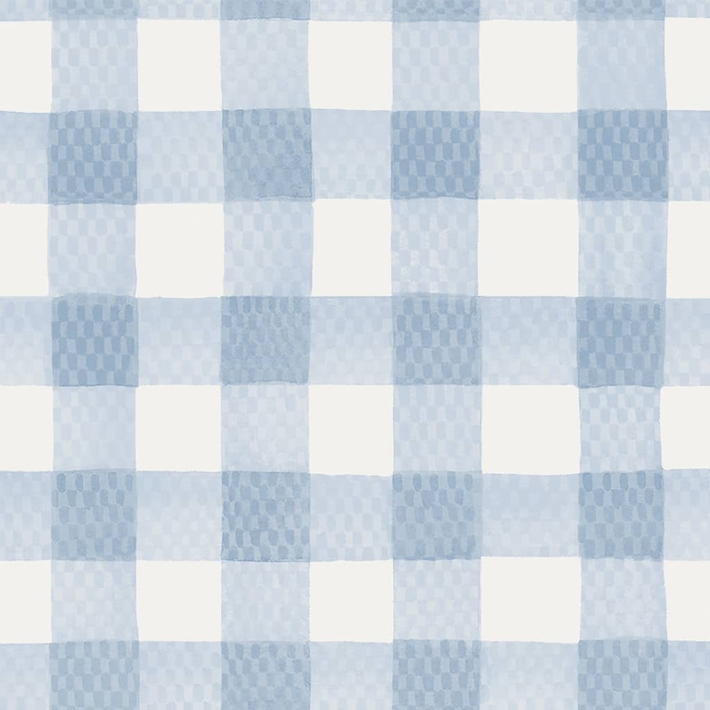 Cath Kidston Painted Gingham Blue