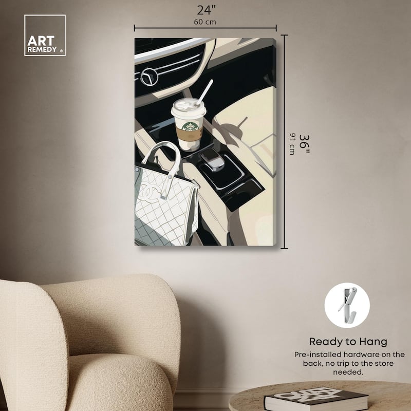 On the Way Canvas by Art Remedy, Gallery Wrapped