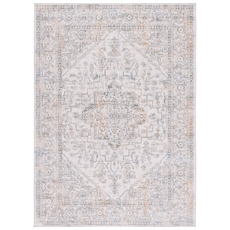 SAFAVIEH Bel Air Suzon Modern & Contemporary Rug - 5'5" x 7'7" - Ivory/Grey