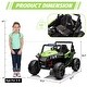 preview thumbnail 23 of 26, 12V Kids Ride On Utv Truck Car w/Parent Remote Control, 2 Spring Suspension - 46.5x29.5x28.9in