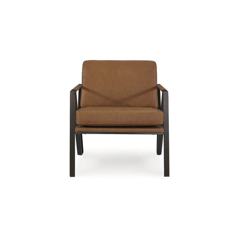 Signature Design by Ashley Garronmont Brown/Black Accent Chair - 29.5" W x 28.63" D x 34" H