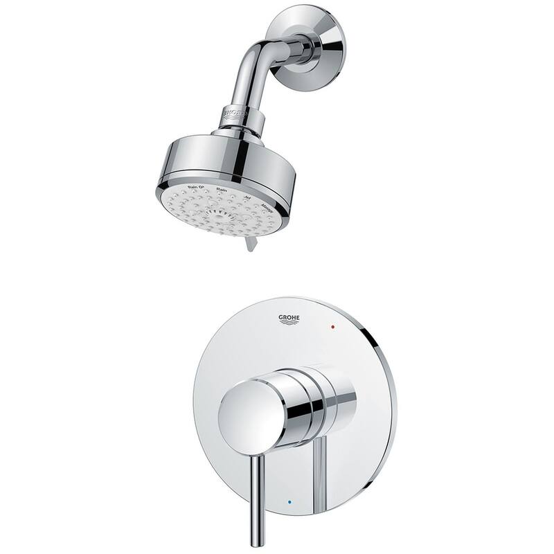 Grohe 10 249 5 Concetto Shower Only Trim Package with 1.75 GPM Multi