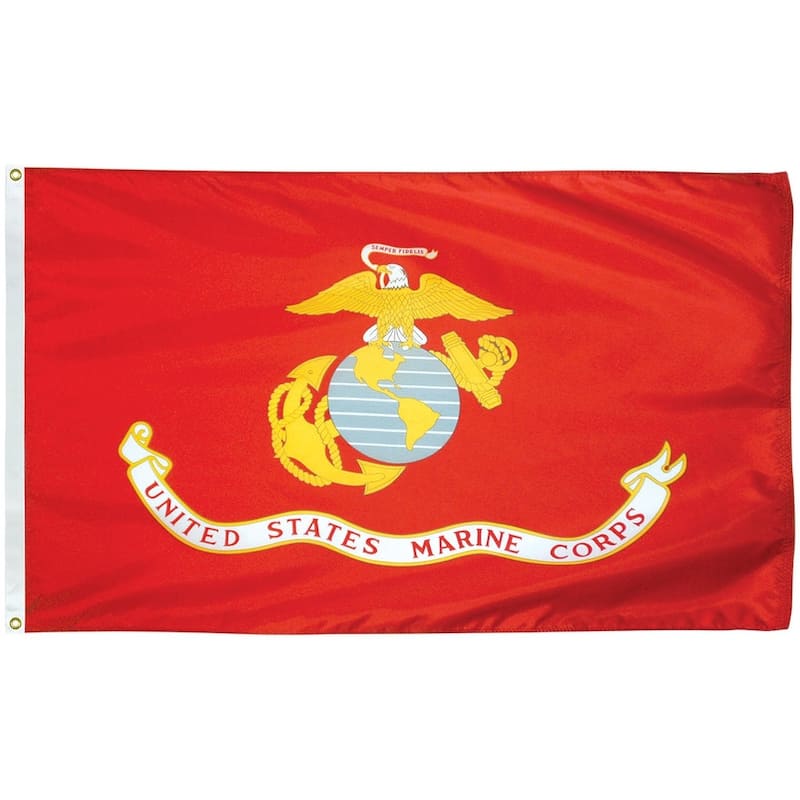 3'x5' U.S. Marine Corps (USMC) Outdoor Nylon Flag