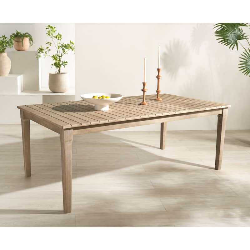 SAFAVIEH Outdoor Living Dominica Dining Table - 81"W x 43"D x 30"H