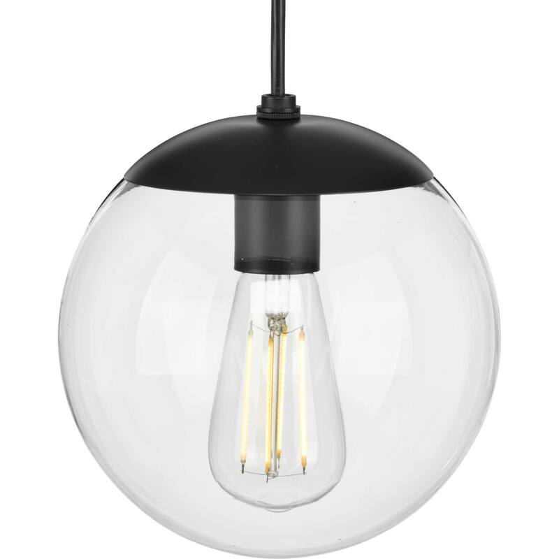 Progress Lighting Atwell 8" Wide Mini Pendant - Matte Black