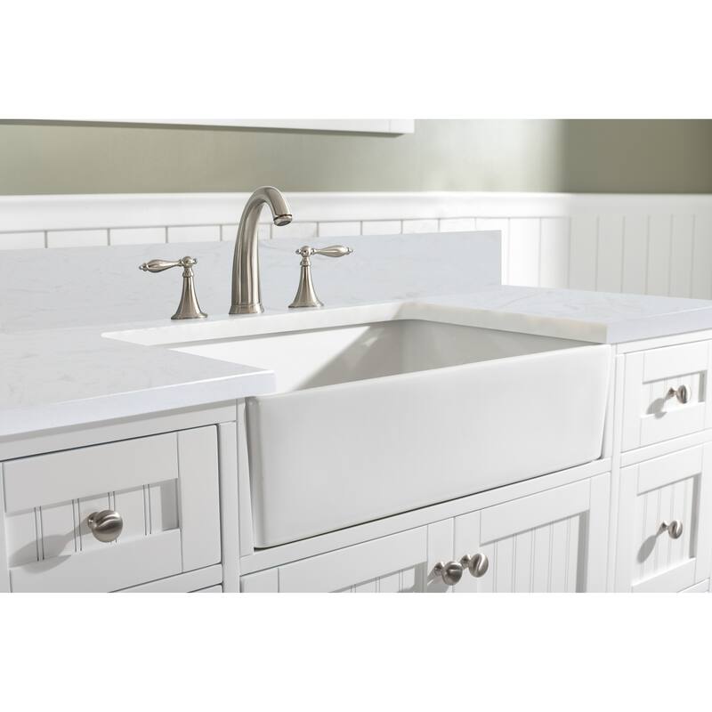 Burbank 54" Single Vanity in White