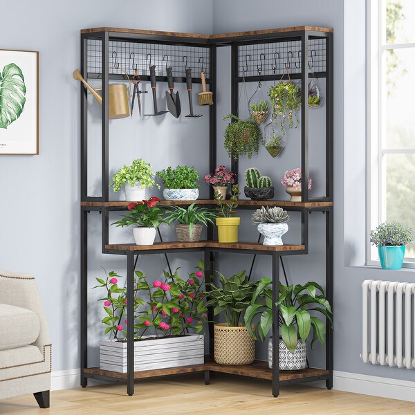 Outdoor corner shelving unit cheap