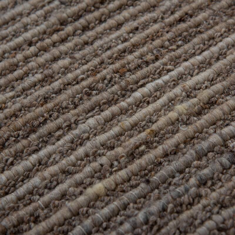 Alora Decor Nolan Hand-woven Brown Wool Rug