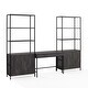 preview thumbnail 6 of 14, Jacobsen 3Pc Desk & Etagere Set