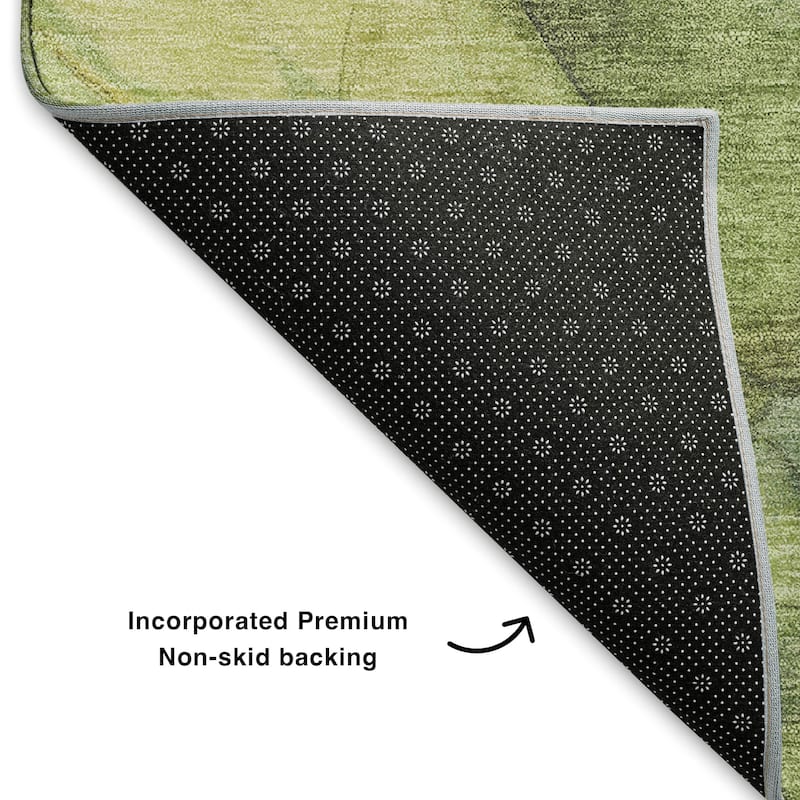 Premium Washable Super Soft Abstract Watercolor Mayfield Rug